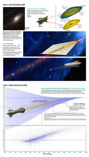 The Image Is A Diagram Of A Spacecraft, Specifically A Laser-sail Spacecraft
