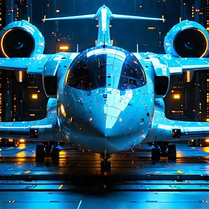 Aerospace technology in tech office