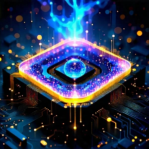 Quantum computer with data streams
