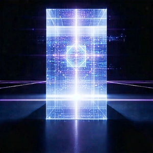 Quantum computer with laser scanning