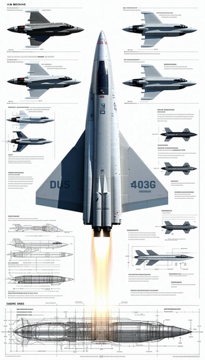 A Large Poster Is Displayed, Showcasing A Fighter Jet