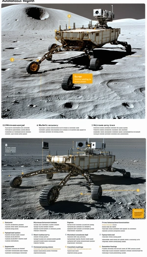 The Image Is A Split-screen Display Of A Robotic Vehicle On A Dirt Surface