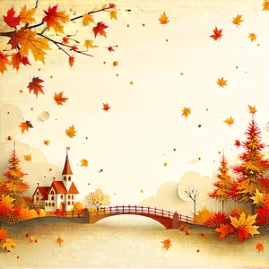 Lifestyle Diagram Style: Holiday celebration during autumn