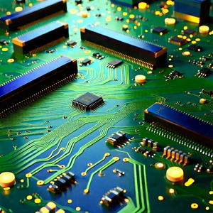 Circuit board with data streams
