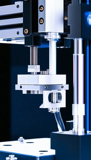 A Close-up Of A Machine With A Metal Part Attached To It