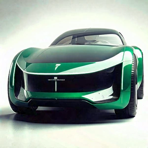 Tech Lithograph: Innovative Electric Vehicle Design With Green Sports
