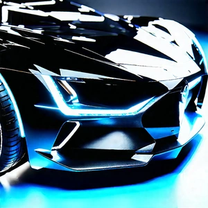 Innovative Electric Vehicle Design With Black Sports