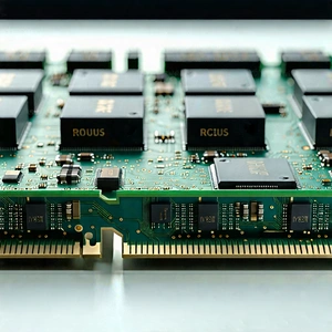 Tech Matte Painting: Close-up of memory module