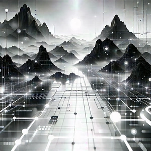 Blockchain Network Visualization With Image, There