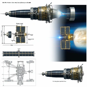 A Series Of Diagrams And Illustrations Showcase The Design And Construction Of A Spacecraft