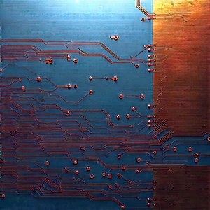 Close-up of electronic circuit