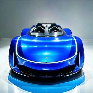 Innovative Electric Vehicle (design:1.16) With Blue Sports