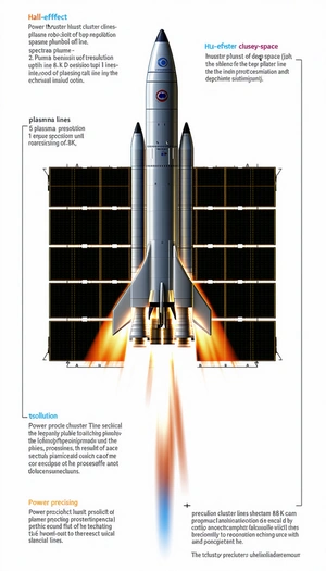 A Rocket Is Shown In A Diagram, With The Words "power Production" Written Above It