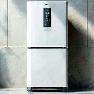 Innovative Smart Appliance Design With White Refrigerator