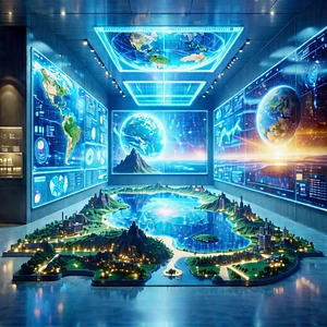 Educational technology in research center