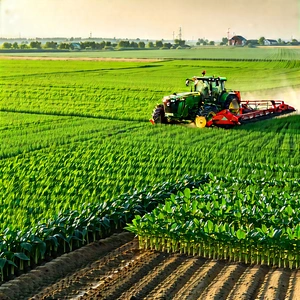 Agricultural Technology In Field Deployment With Large Green