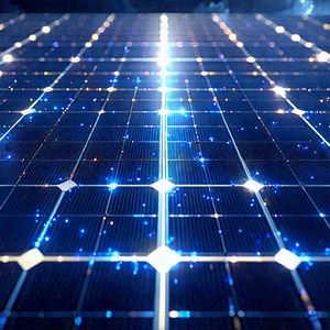Solar Panel With Holographic Projection With Solar Panel