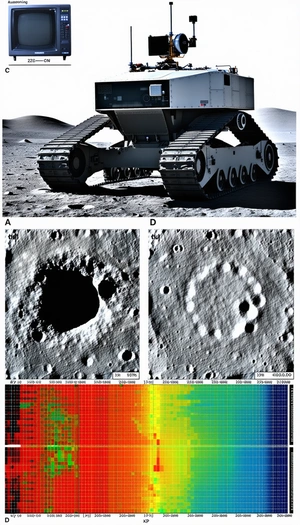 A Large Robotic Vehicle, Possibly A Tank Or A Rover, On A Rocky Surface