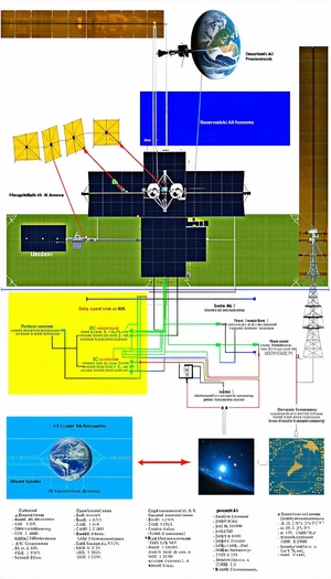 The Image Is A Diagram That Shows The Different Components Of A Solar Power System