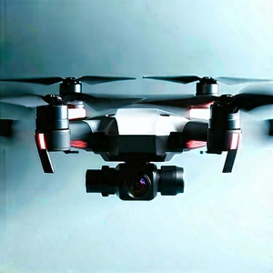 Drone With User Interface With Black White