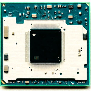 Close-up of microprocessor