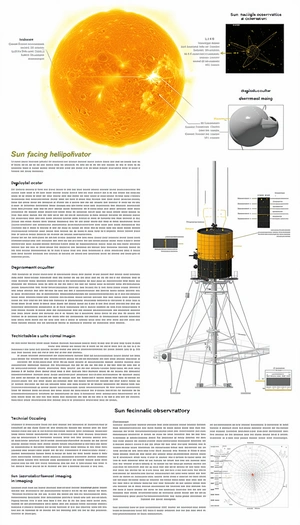 A Poster Is Displayed With A Drawing Of A Sun Facer