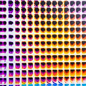 Tech Pastel Drawing: Close-up of sensor array