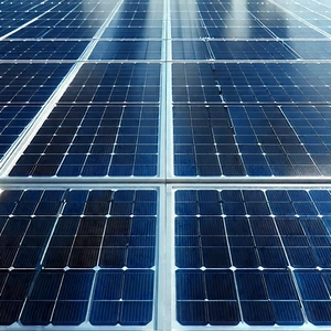 Solar Panel With Laser Scanning With Large Solar