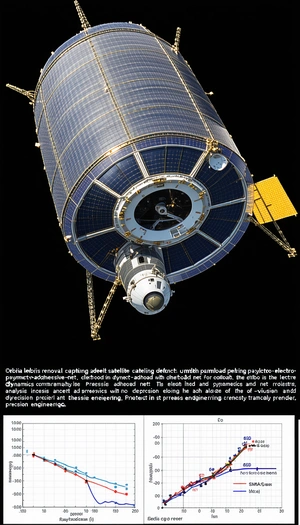 A Space Shuttle With A Large Satellite Attached To The Side Of It