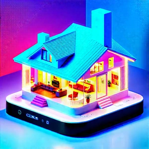 Smart Home Device With Streaming Content With Three-dimensional Model