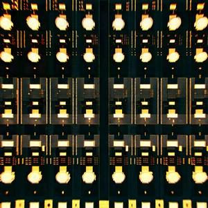 Close-up of sensor array