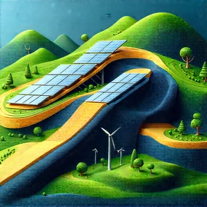 Innovative Renewable Energy (design:1.25) With Image, There