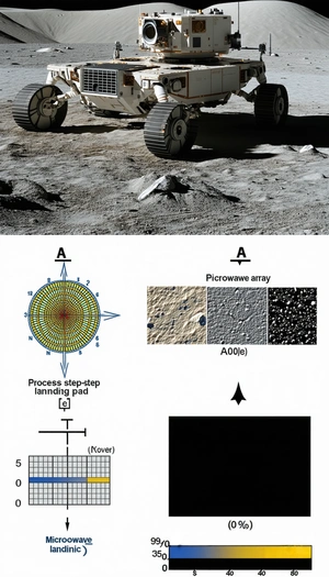 The Image Is A Diagram Showing The Process Of Landing A Spacecraft On A Planet