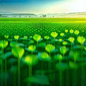 Agricultural Technology In (design:1.42) Studio With Lush Green