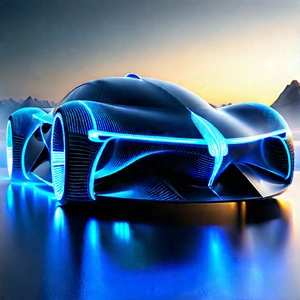 Innovative Electric Vehicle Design With Futuristic Shown