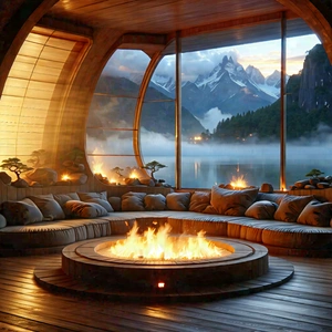 Lifestyle Landscape Photography: Reading Nook With Warm Lighting With Image, There