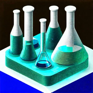 Financial Technology In Modern Laboratory With There Four