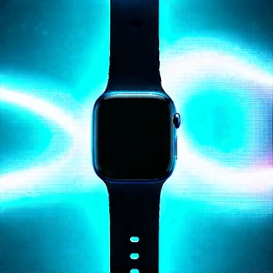 Smart Watch With Streaming Content With Black Blue