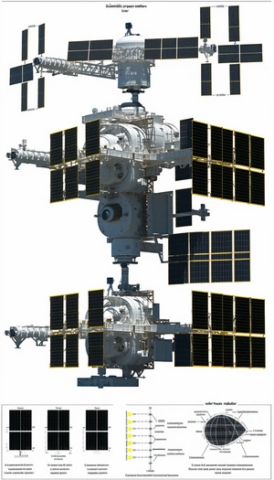 large spacecraft prominent
