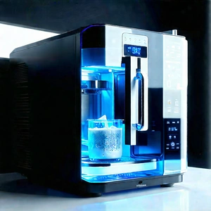 Innovative Smart Appliance Design With Black Blue