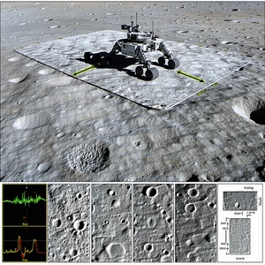 A Robotic Vehicle, Possibly A Rover, On A Rocky Surface