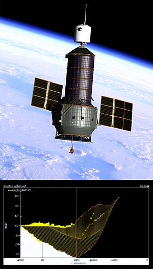 A Space Shuttle Flying Through The Sky
