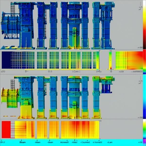 The Image Is A Graphic Representation Of A Building, With A Focus On The Structure's Interior