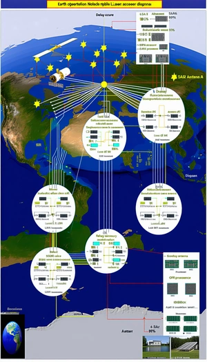 The Image Is A Diagram Of A Computer Network, Showing The Connections Between Various Devices