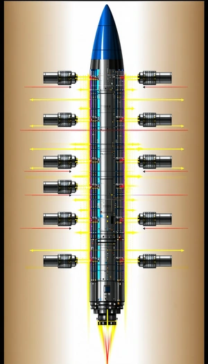 A Series Of Pipes Are Lined Up In A Row, With Each Pipe Having A Different Color