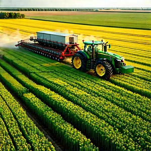 Agricultural Technology In Field Deployment With Large Green