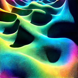 Abstract Voxel Art: Rhythmic motion captured in abstract form