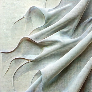 Abstract Pencil Sketch: Fabric assembly with texture