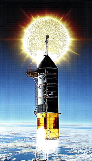 A Large Space Shuttle, Which Is A Part Of The International Space Station