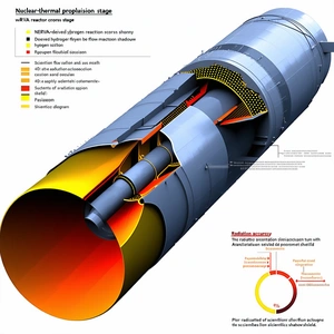 The Image Is A Diagram Showing The Different Stages Of A Nuclear Reactor